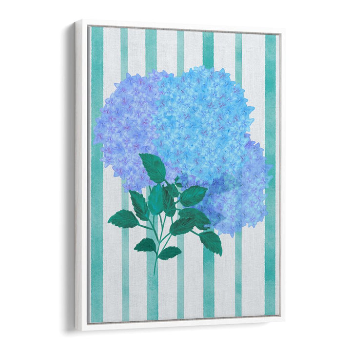 Stunning BLUE HYDRANGEA, FLORAL FLOWER PAINTINGS, perfect for adding tranquility and beauty to any space.