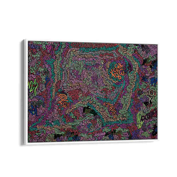 Vibrant NEON NUMBERS, DOODLE ART PAINTINGS adding contemporary flair to any space with imaginative designs.