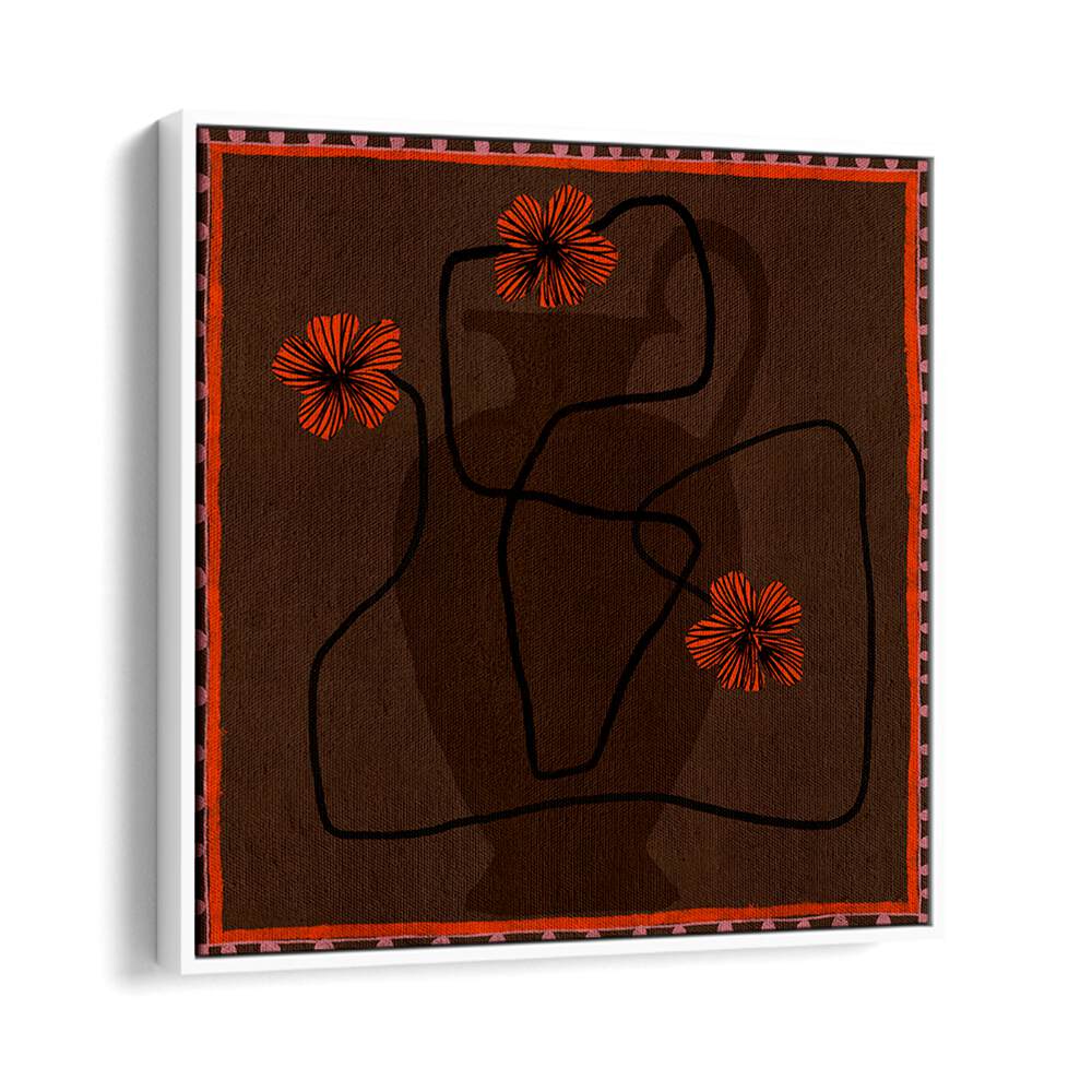 Elegant OUT OF VASE BLOOMS III, FLORAL FLOWER PAINTINGS, showcasing vibrant blooms in modern decor style.