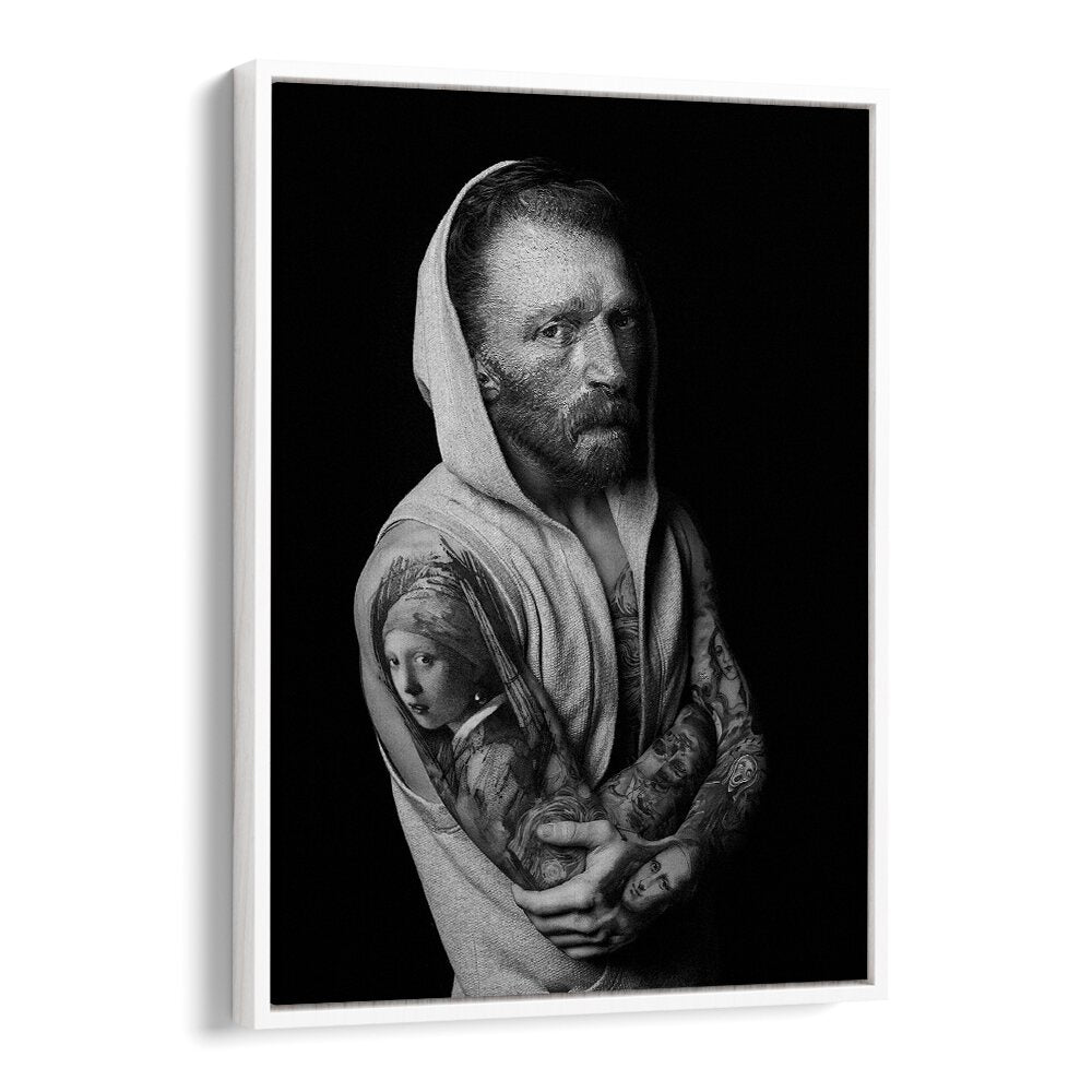 Van Gogh Tattoo, Altered Art Prints showcase a unique blend of classic art and modern tattoo style for your space.