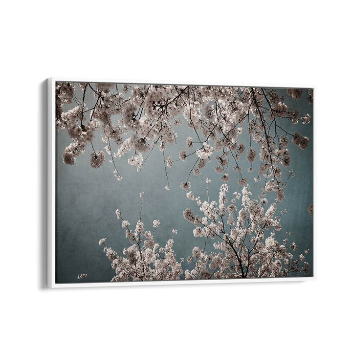 Elegant MOODY SPRING, FLORAL FLOWER PAINTINGS featuring delicate blossoms and dreamy brushstrokes in soft hues.