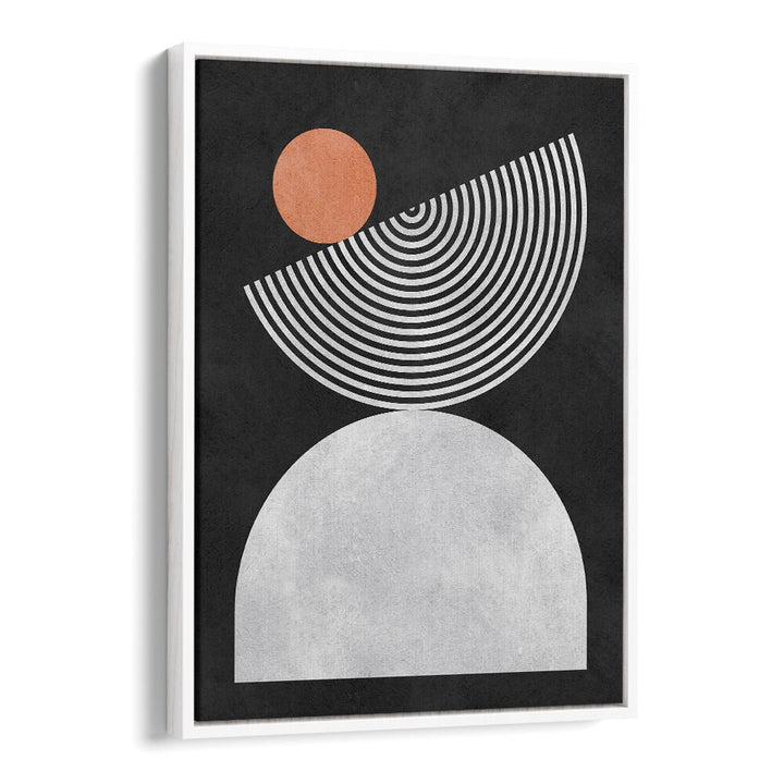 Modern geometric art print featuring LINES AND CIRCLES IX, perfect for enhancing any contemporary space.