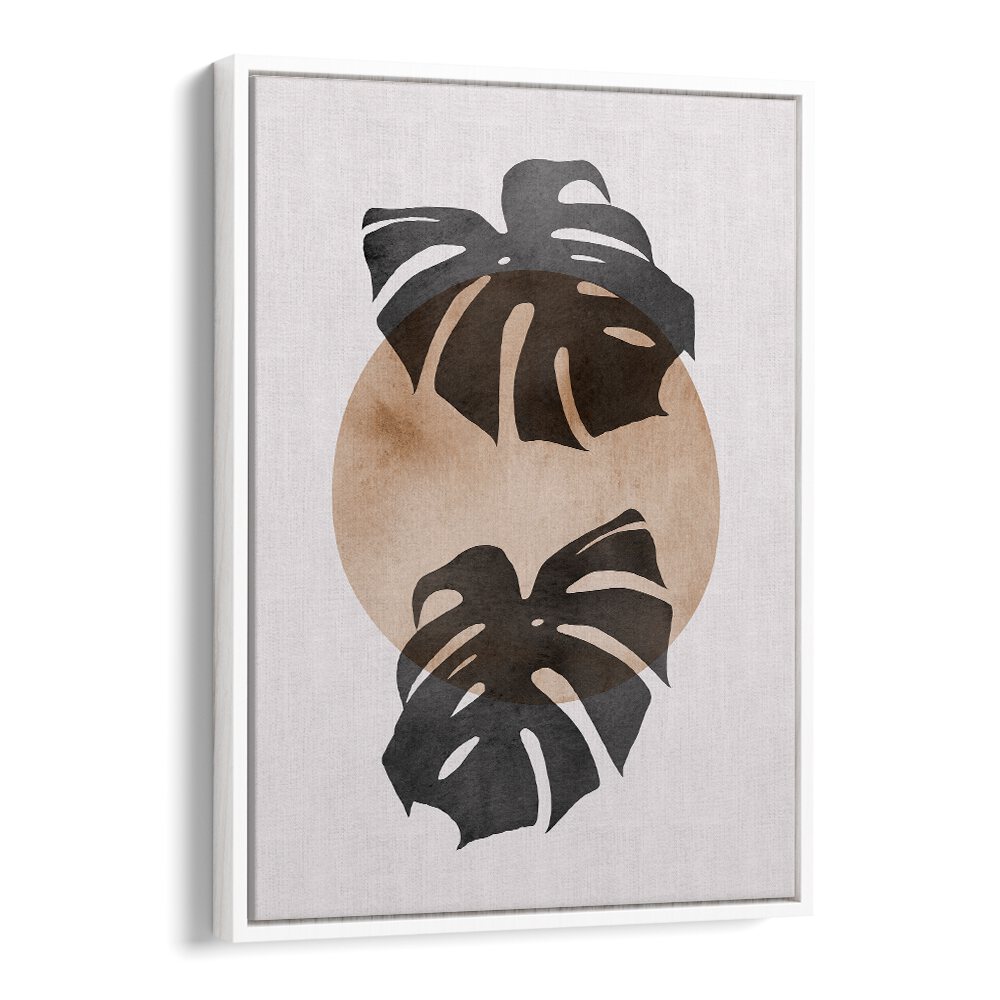 Stylish LEAVES VIII, BOHO ART PAINTINGS showcase vibrant watercolor leaves, perfect for nature lovers' decor.