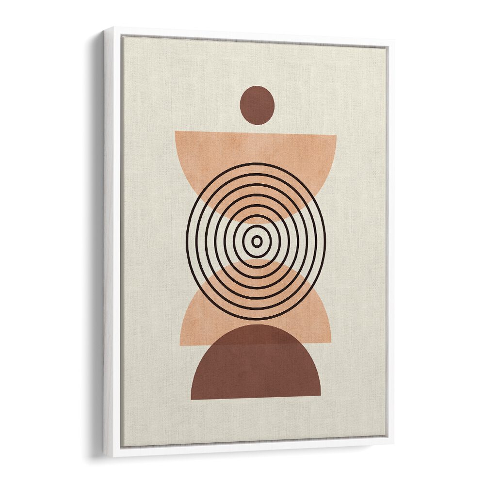 Unique LINES AND CIRCLES III, BOHO ART PAINTINGS featuring layered shapes and circles for a stylish decor accent.