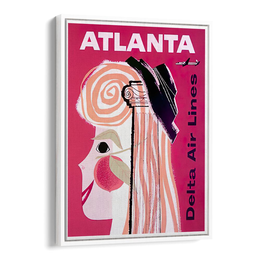 Stunning ATLANTA I, VINTAGE TRAVEL POSTERS adds retro charm, perfect for travel enthusiasts and art lovers.
