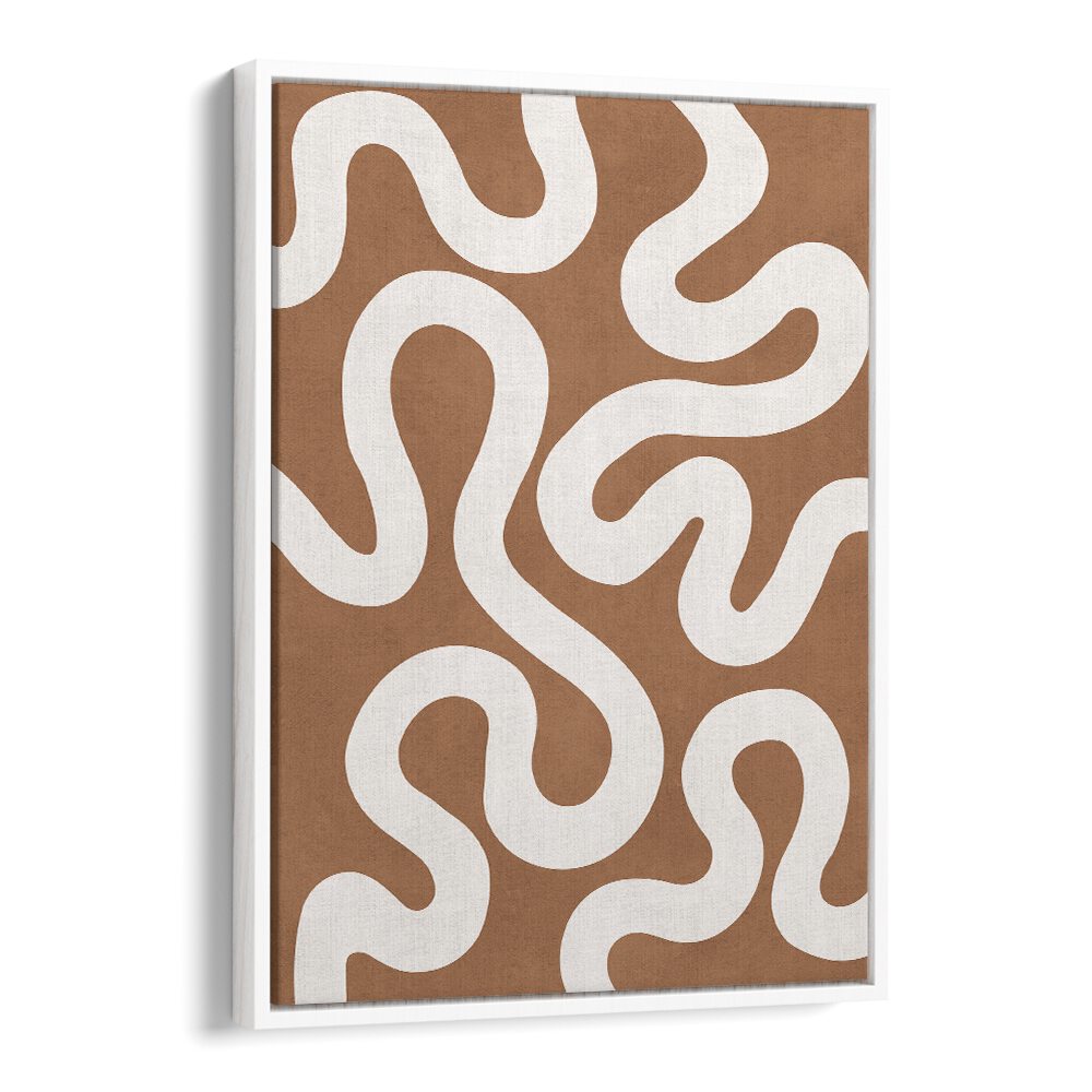 Elegant UNDULATING, ABSTRACT PAINTINGS featuring smooth flowing lines, perfect for modern home decor.