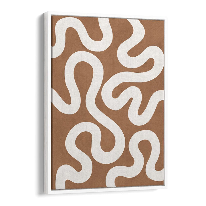 Elegant UNDULATING, ABSTRACT PAINTINGS featuring smooth flowing lines, perfect for modern home decor.