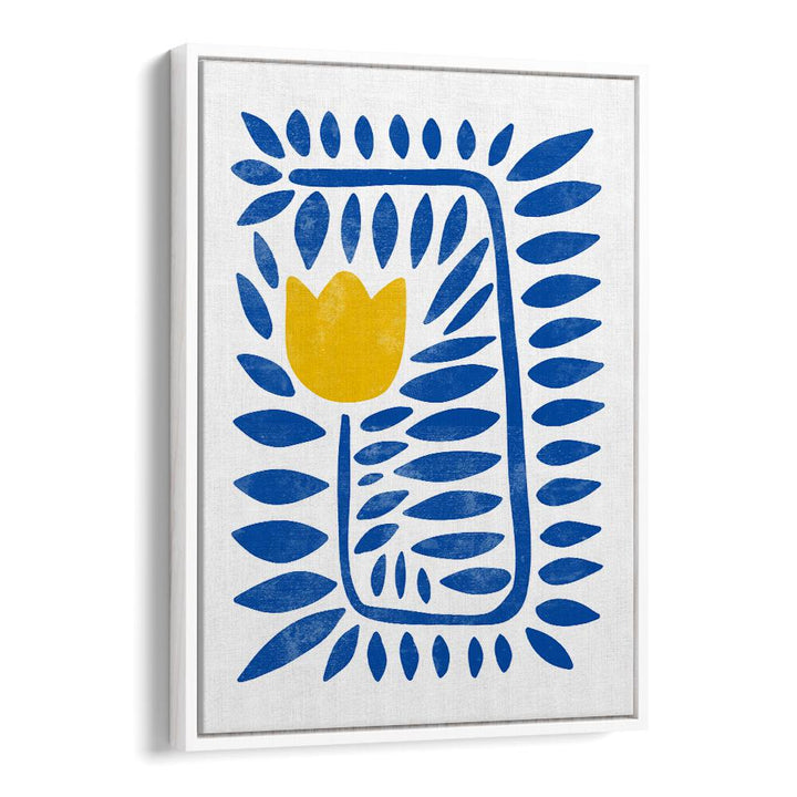 Vibrant YELLOW TULIP HARMONY, FLORAL FLOWER PAINTINGS showcasing yellow tulips and lush greenery, perfect for decor.