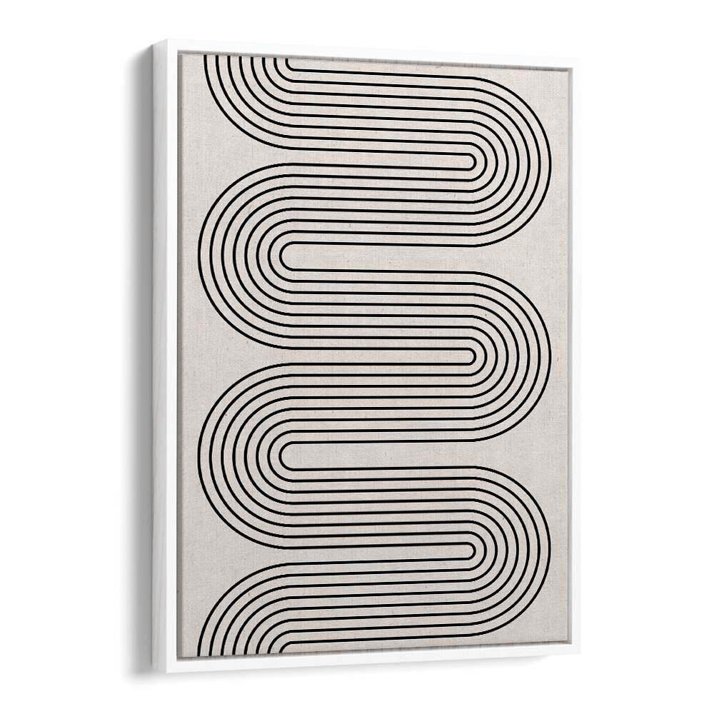 MODERN BALANCE IV, BOHO ART PAINTINGS showcases elegant abstract lines, perfect for contemporary decor by The Miuus Studio.