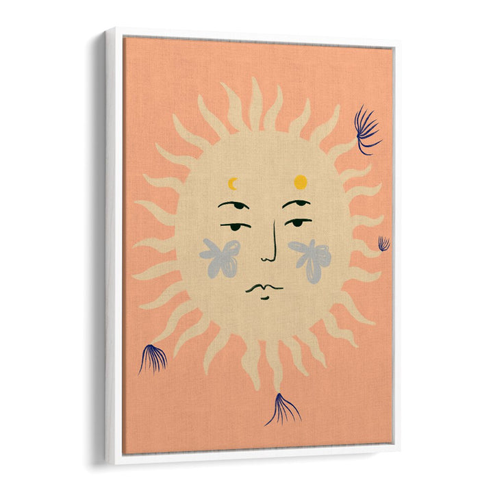 Vibrant PINK SUN art print featuring modern design to brighten any space with bold colors and artistic flair.