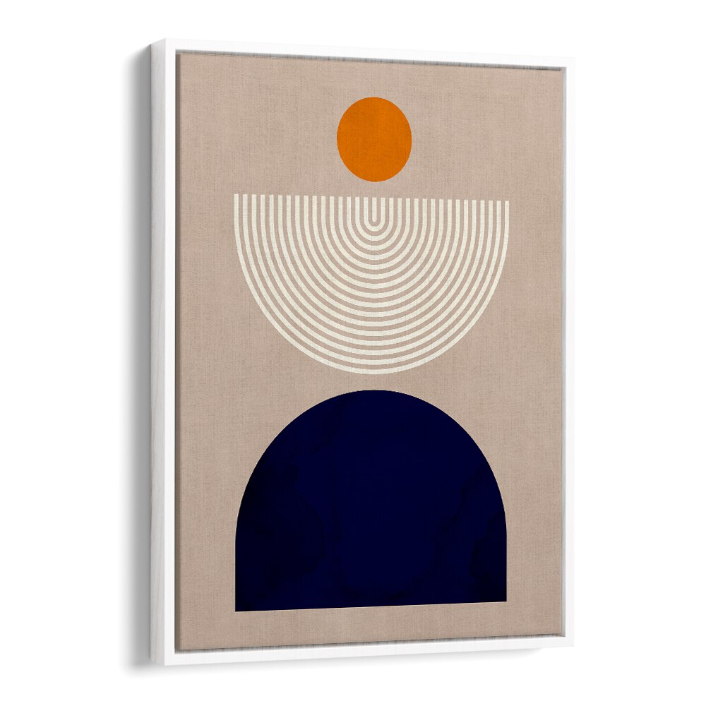 Stylish SEMICIRCLES III, GEOMETRIC ART PRINTS featuring vibrant colors and modern design for any decor.