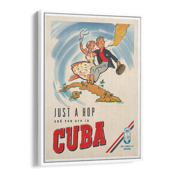 Vintage travel poster showcasing Cuba's vibrant culture, part of the CUBA I, VINTAGE TRAVEL POSTERS collection.