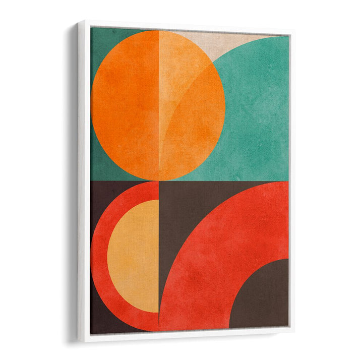 Vibrant CIRCLES IN HARMONY IX, GEOMETRIC ART PRINTS showcase bold colors and abstract design for elegant decor.