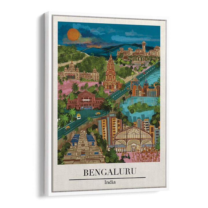 BENGALURU, TRAVEL POSTERS showcase vibrant artwork capturing the essence of India's Garden City by Saumya Agarwal.