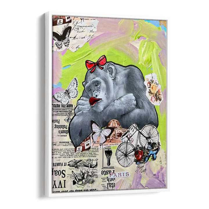 Colorful PARISIAN DAYDREAM Comic Posters featuring a whimsical gorilla design, perfect for vibrant home decor.