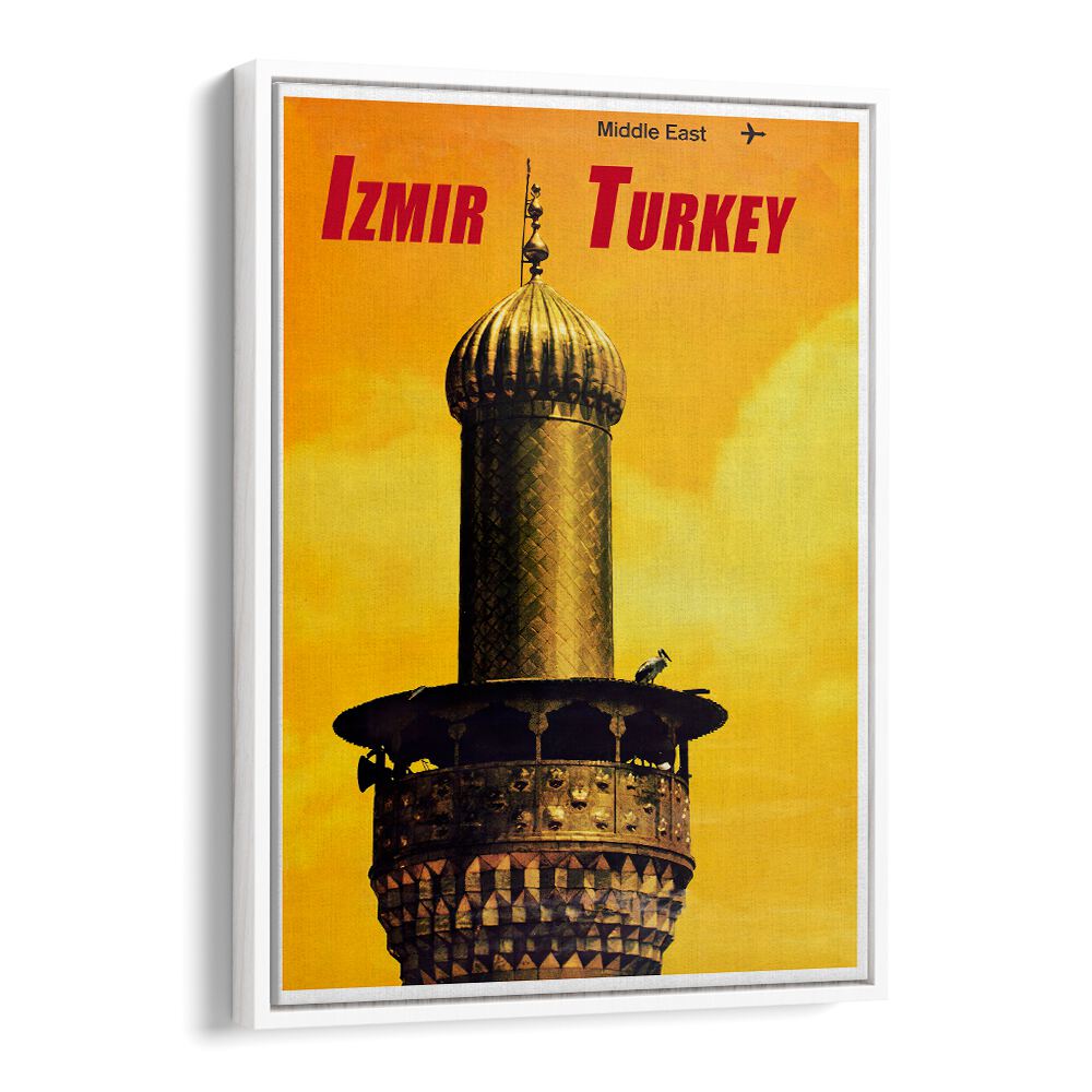 Elegant TURKEY III, VINTAGE TRAVEL POSTERS showcasing Izmir's iconic architecture, perfect for enhancing your space.