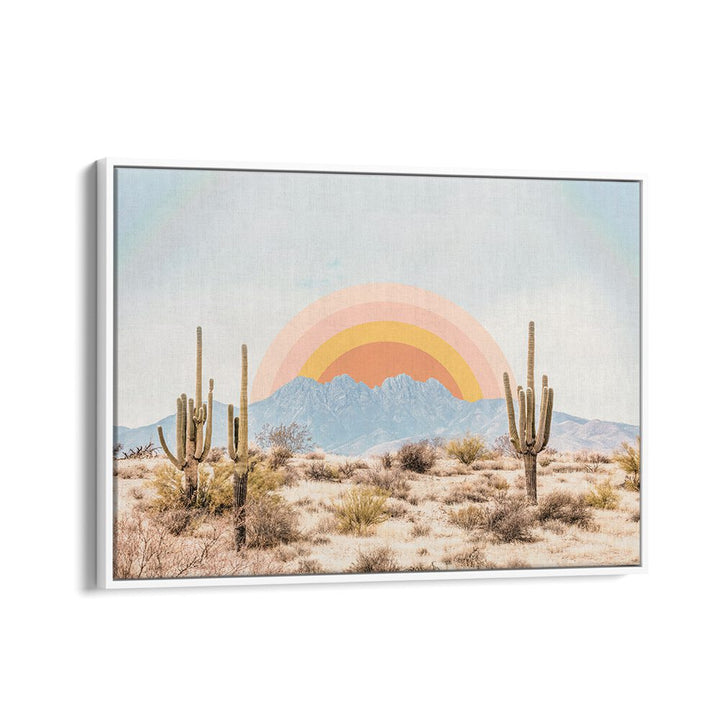 Stunning ARIZONA SUNRISE, LANDSCAPE PAINTINGS featuring serene desert mountains and vibrant colors for your home decor.