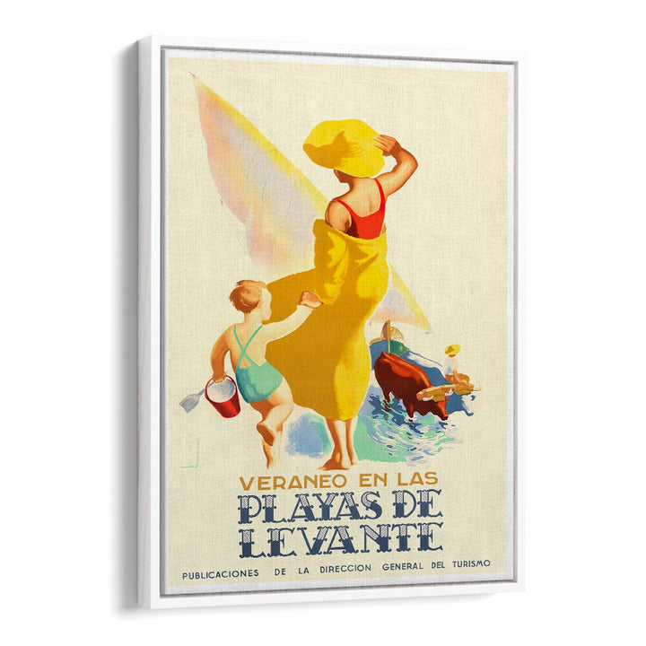 Colorful VERANEO EN LAS Vintage Travel Posters capture summer beach adventures, perfect for travel enthusiasts.