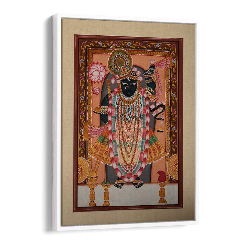 Exquisite SHRINATH JI II, INDIAN ART PAINTINGS showcasing vibrant traditional artistry for your decor.