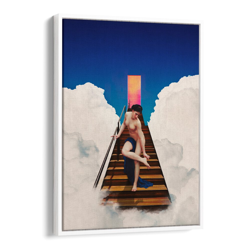 Discover the STAIRCASE TO HEAVEN, ALTERED ART PRINTS, a stunning visual masterpiece that inspires creativity.