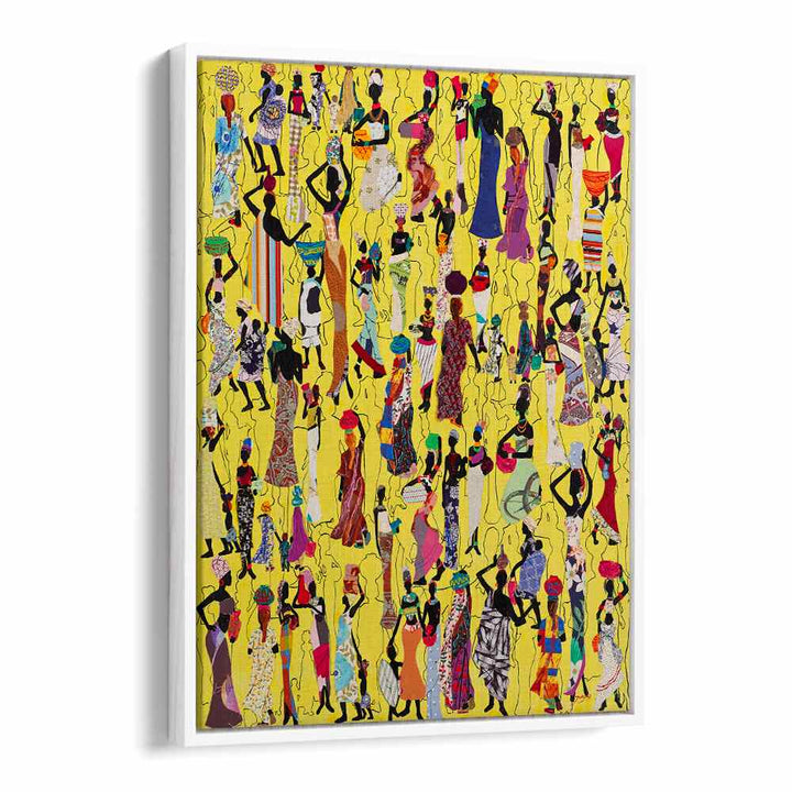 Vibrant AFRICA, FASHION POSTERS showcasing elegant figures in colorful attire, perfect for stylish home decor.
