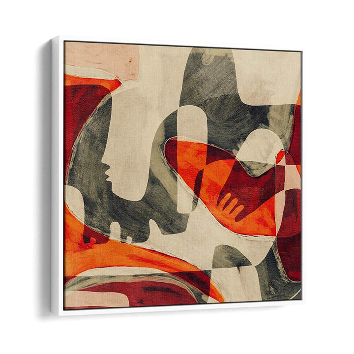 UNFOLDING III, BOHO ART PAINTINGS feature vibrant abstract colors and shapes, perfect for modern decor enthusiasts.