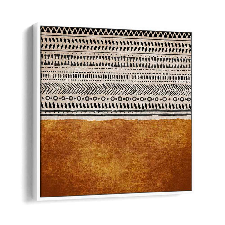 KILIM TURUNCU, BOHO ART PAINTINGS showcase modern artistry with unique patterns and warm earthy tones, perfect for decor.