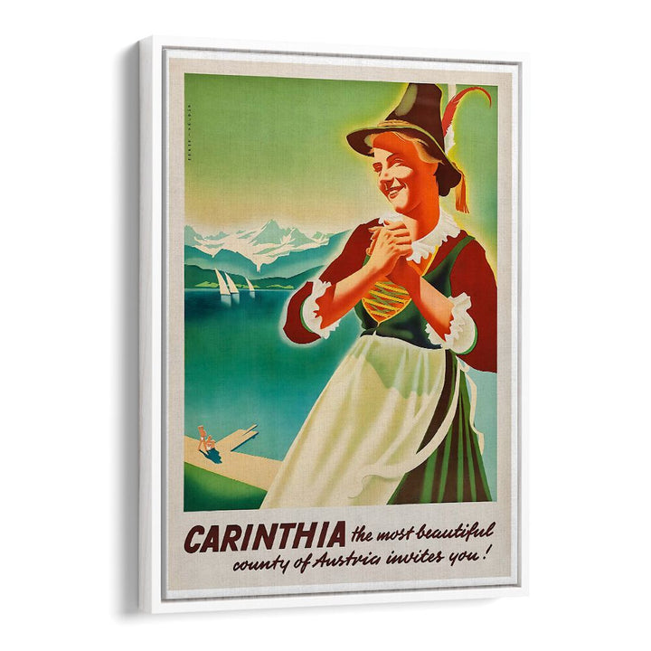 Discover the charm of CARINTHIA, VINTAGE TRAVEL POSTERS, showcasing Austria's beauty and vibrant culture.