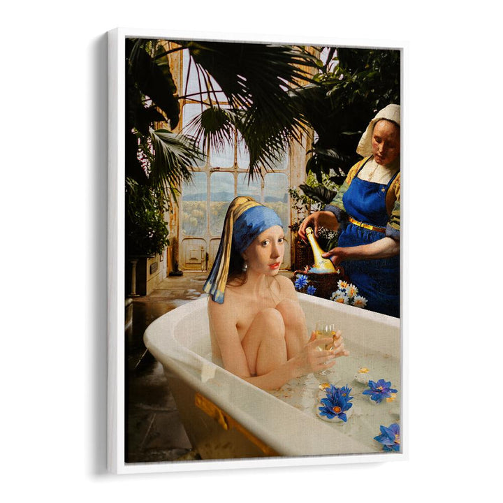 Enhance your space with CLASSIC SPA TIME, ALTERED ART PRINTS, capturing relaxation and tranquility in style.