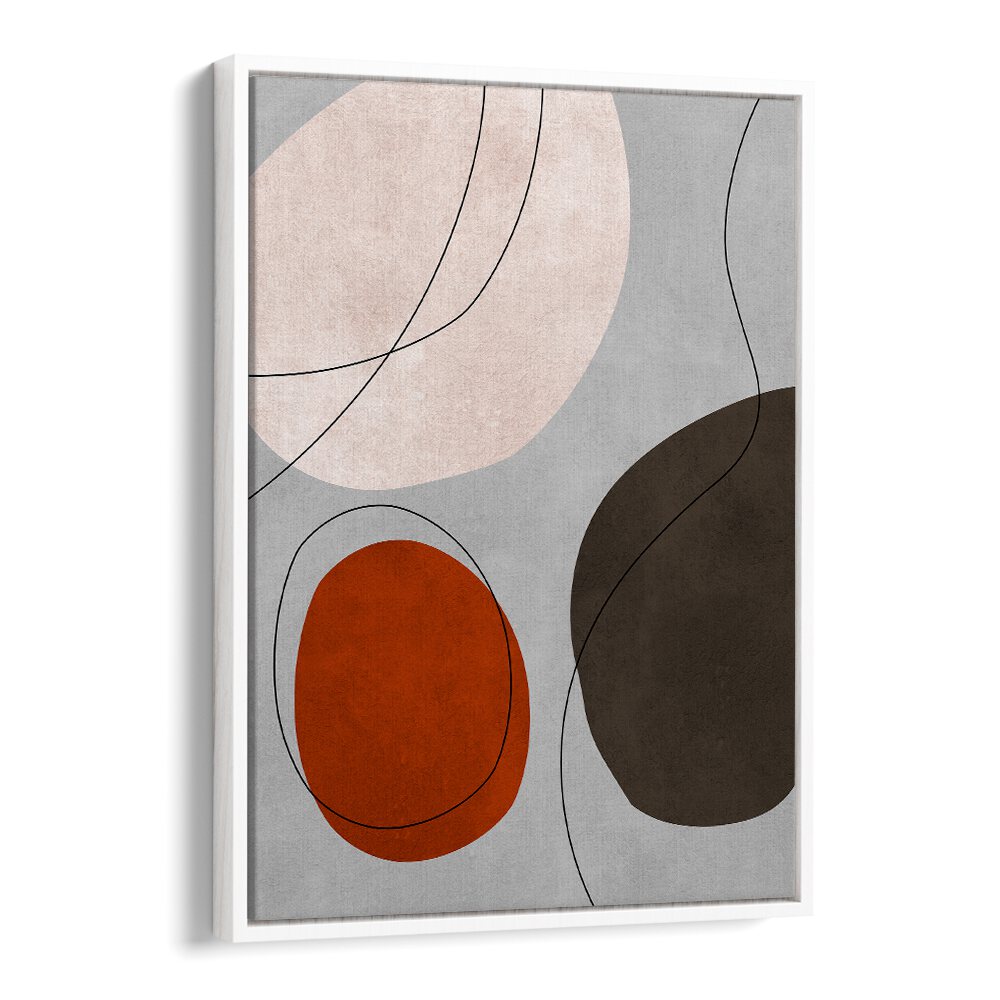 Stylish EXPRESSIVE VI, ABSTRACT PAINTINGS featuring vibrant shapes and lines, perfect for enhancing your creative space.