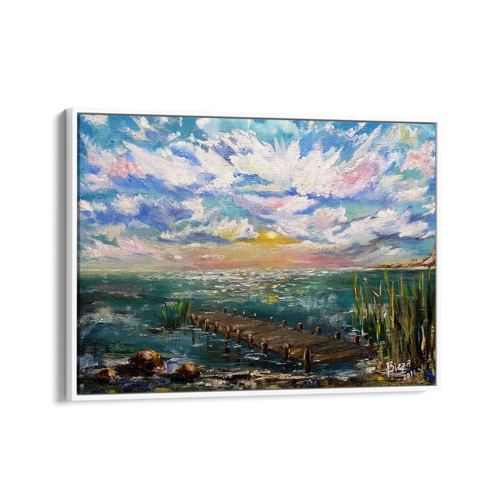 Vibrant HAPPY DAY, LANDSCAPE PAINTINGS showcasing serene nature and uplifting colors for your living space.