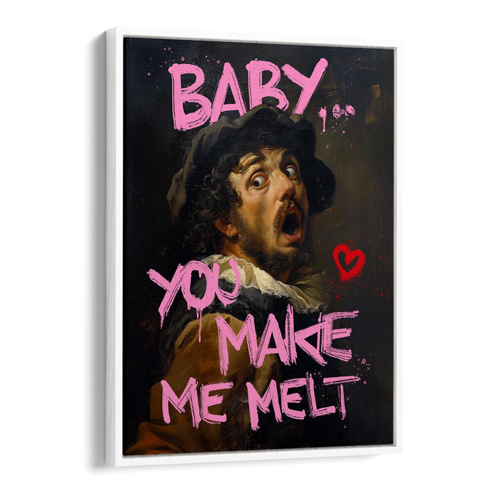 Stunning BABY YOU MAKE ME MELT, ALTERED ART PRINTS by Dikhotomy, adding warmth and creativity to your space.