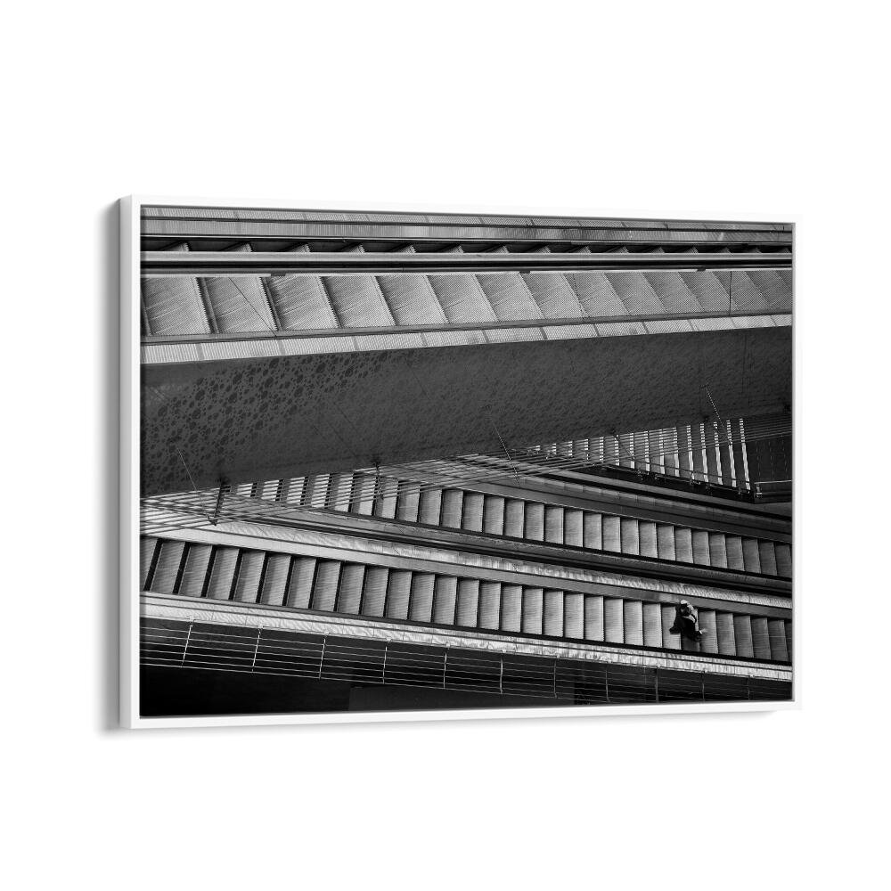 Dynamic black and white street scene showcasing the essence of urban life in UNTITLED V, PHOTOGRAPHY PRINTS.