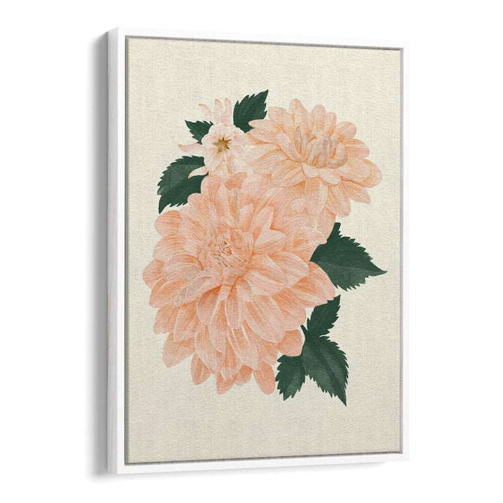 Elegant AQUAA CREAL CANVAS CHIFFON floral flower paintings in soft hues, perfect for enhancing any decor.