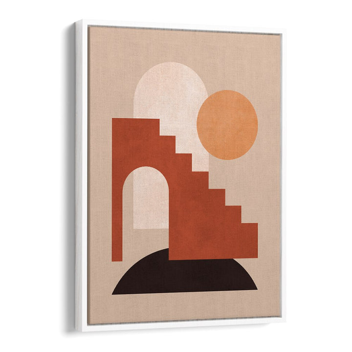 Stylish GEOMETRIC COMPOSITION IV, BOHO ART PAINTINGS showcasing bold shapes and vibrant colors to enhance your space.