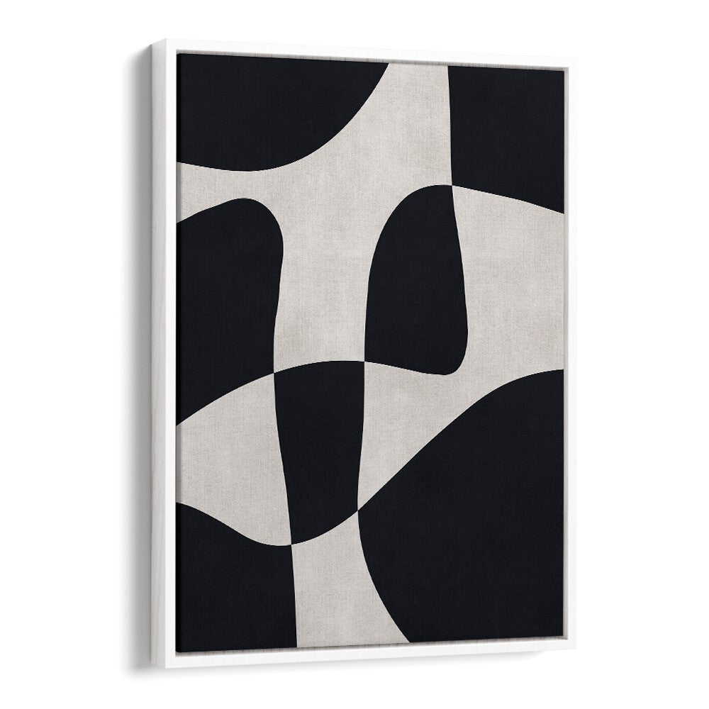 Stylish CURVED SHAPES 3, ABSTRACT PAINTINGS featuring modern aesthetics and unique curved lines for your decor.