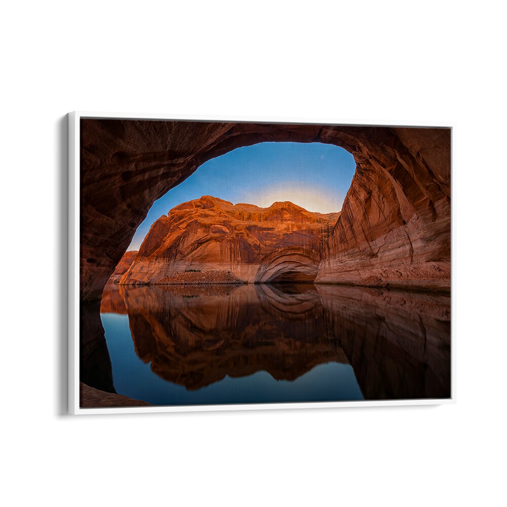 Stunning reflection of the CATHEDRAL IN THE DESERT, PHOTOGRAPHY PRINTS showcasing nature's breathtaking beauty.