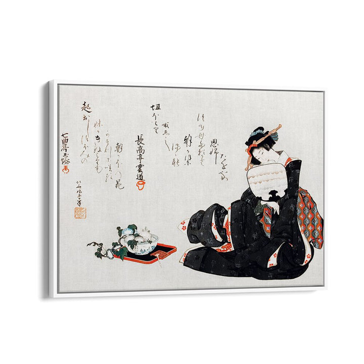 JAPANESE WOMAN III, VINTAGE PAINTINGS