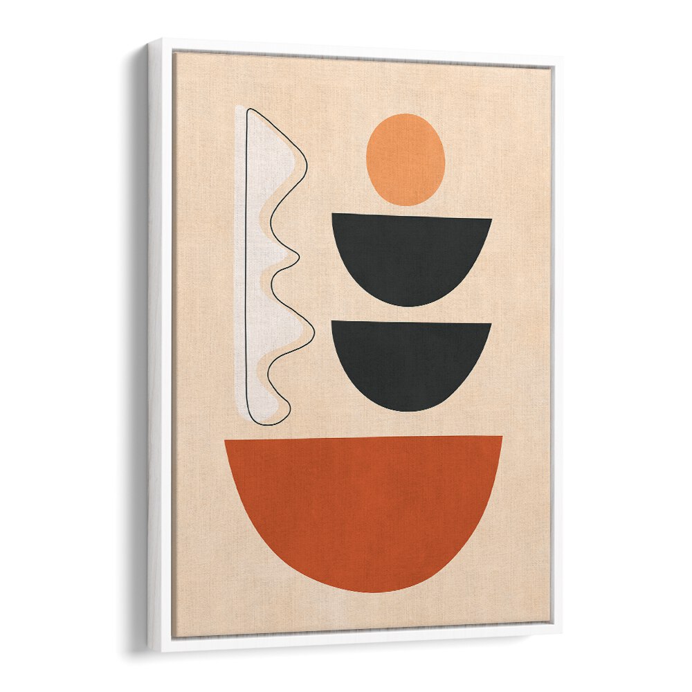 Explore SEMICIRCLES II, BOHO ART PAINTINGS, featuring vibrant geometric designs perfect for creative spaces.