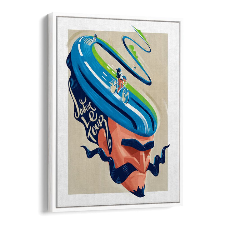 Stylish JA DORLE TOUR, SPORTS POSTERS featuring vibrant cycling art for adventure enthusiasts and decor lovers.