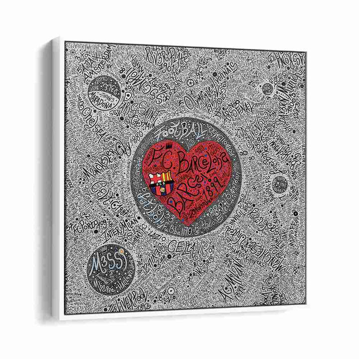 Vibrant LOVE OF FOOTBALL, DOODLE ART PAINTINGS showcasing football passion and creativity in unique artwork.