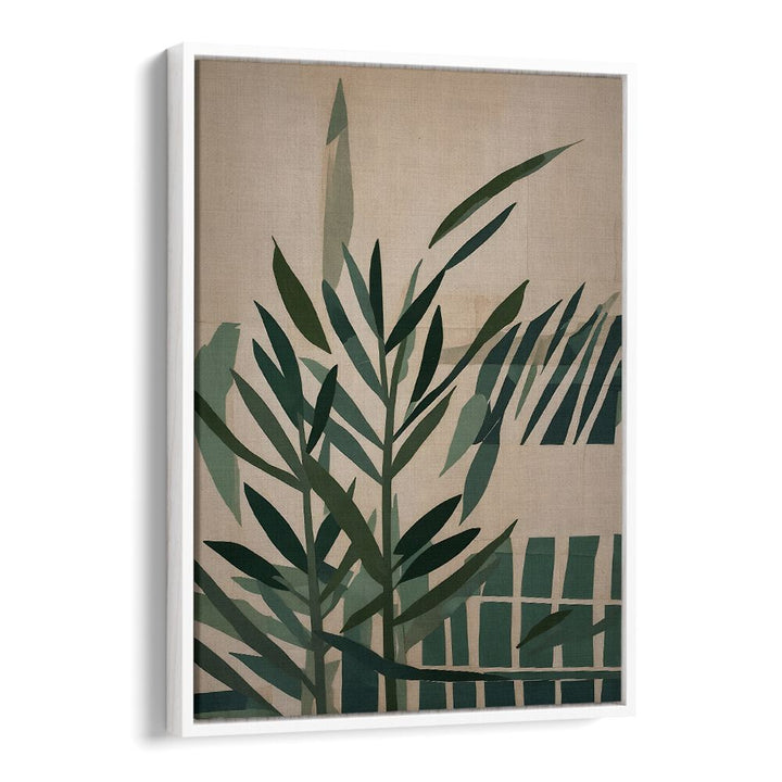 PAPER CUT GREEN LEAVES II, FLORAL FLOWER PAINTINGS showcase vibrant greenery for a stunning home decor uplift.