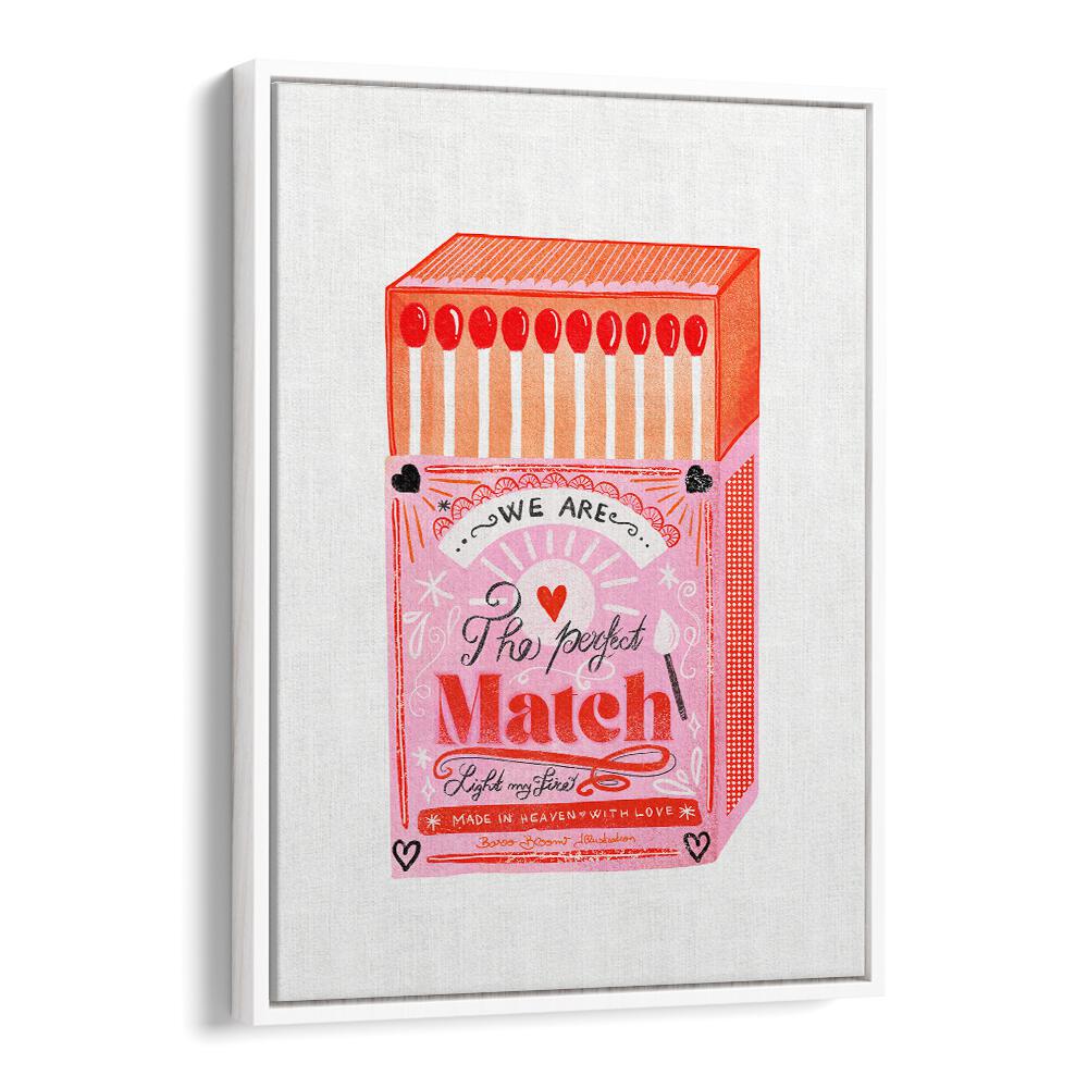 Stylish MATCH BOX, FASHION POSTERS by Baroo Bloom add creativity and elegance to your living space decor.