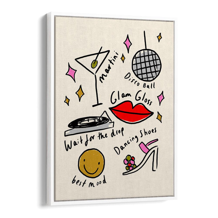 Vibrant RETRO DISCO I, FASHION POSTERS showcasing disco elements to elevate any living space's style.