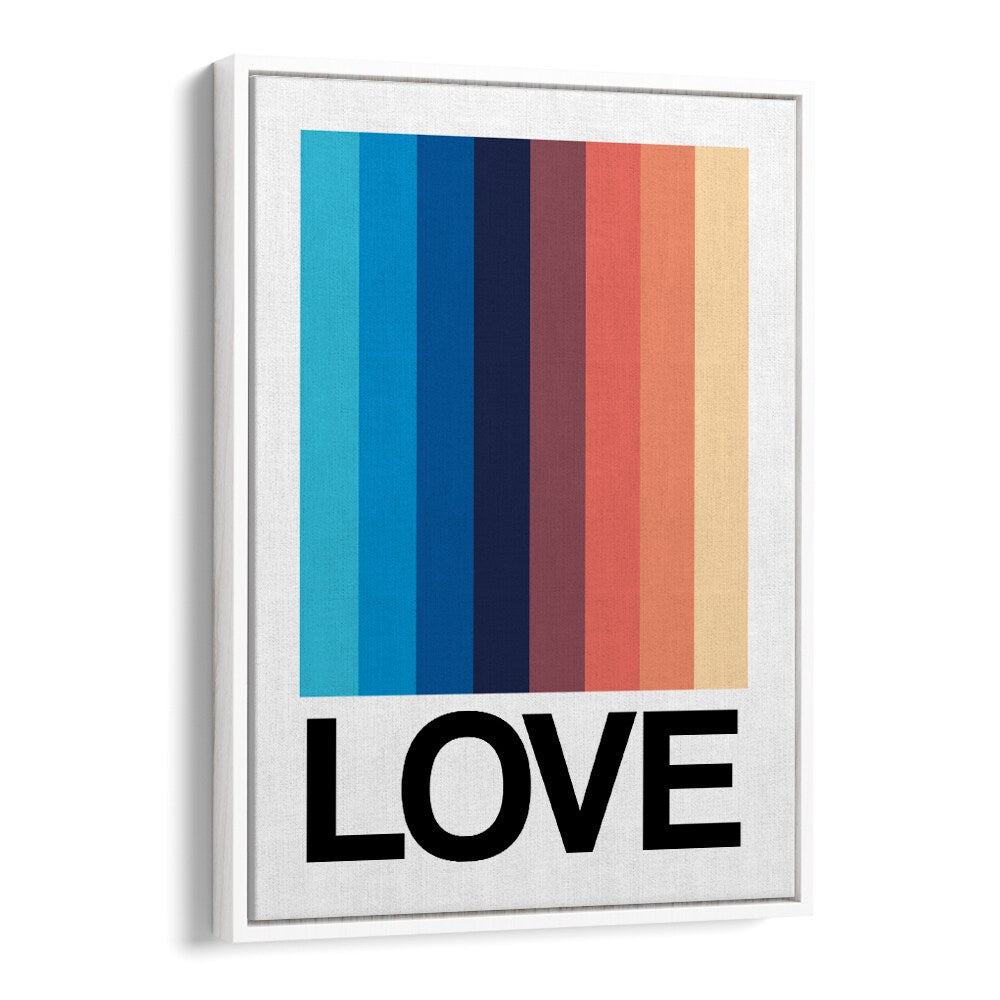 Vibrant MIRROR STRIPE LOVE, QUOTES poster adds contemporary elegance to any space, enhancing your home or office decor.