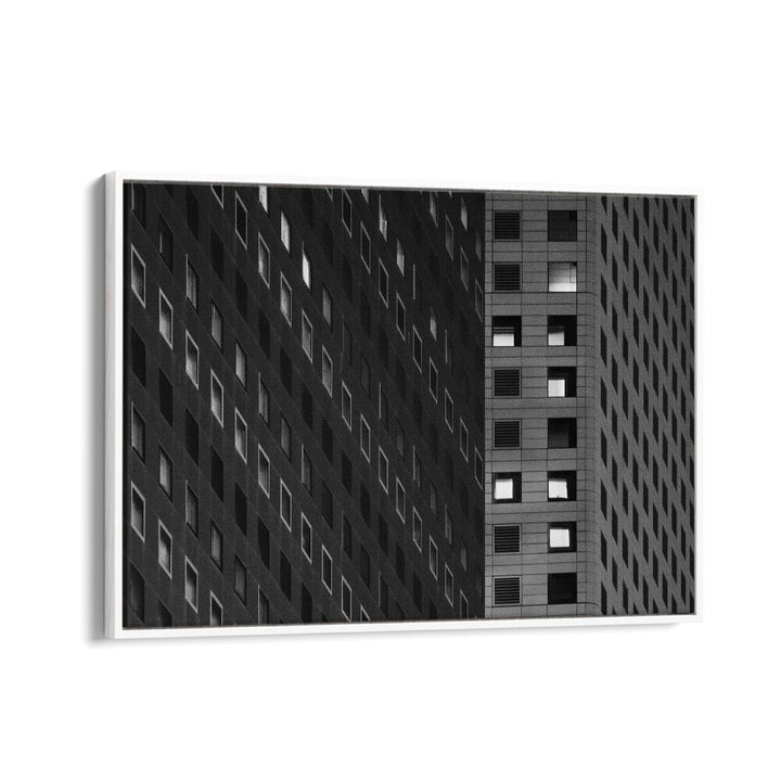 Stunning black and white SQUARES, PHOTOGRAPHY PRINTS showcasing urban architecture and vibrant city life.