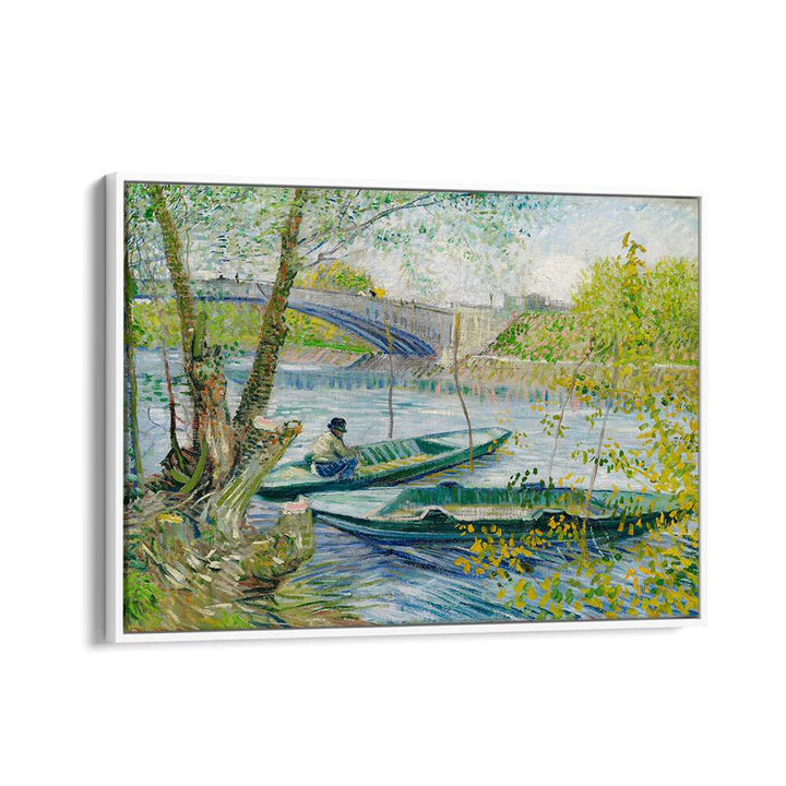 FISHING IN SPRING, (1887) ,  VINTAGE PAINTINGS