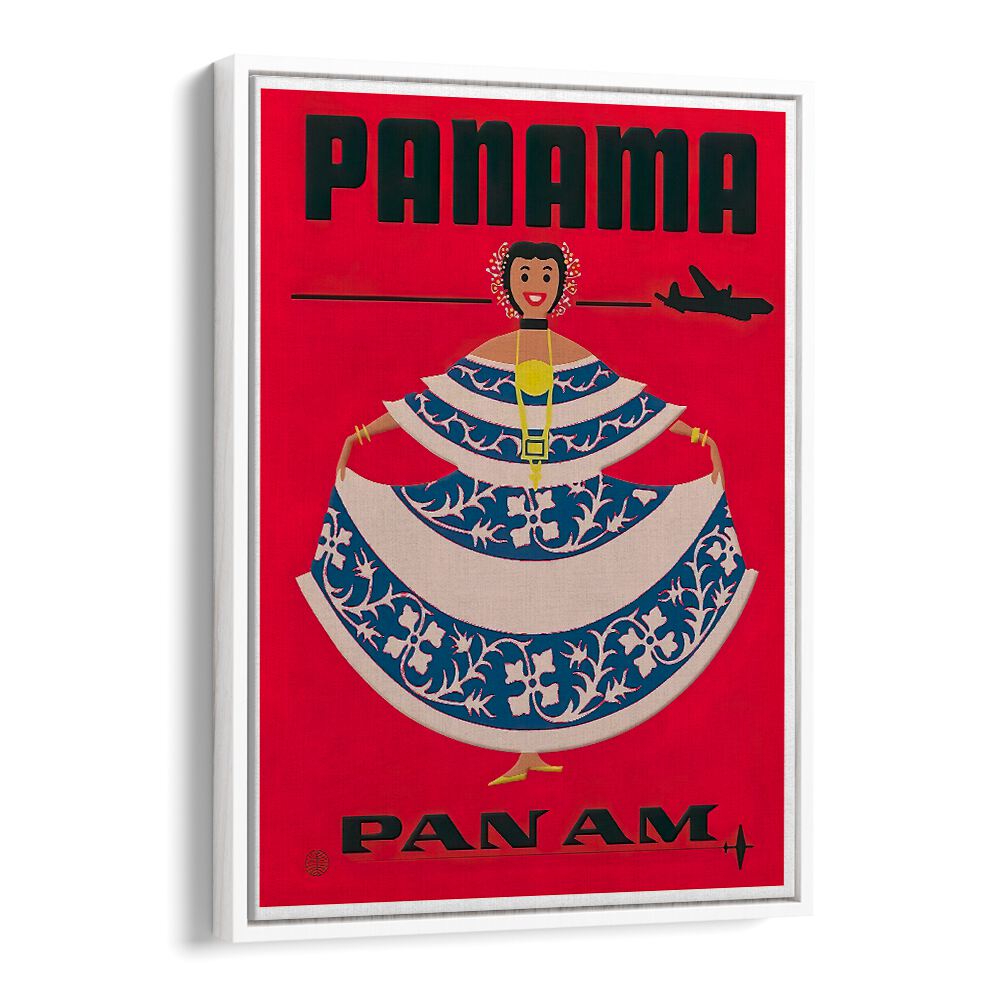 Colorful PANAMA, VINTAGE TRAVEL POSTERS showcase the vibrant culture and charm of Panama's history and landscapes.