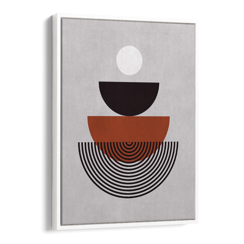 Geometric LINES AND CIRCLES XVIII, BOHO ART PAINTINGS, featuring harmonious shapes for a stylish home decor element.