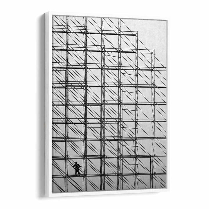 CUBE, PHOTOGRAPHY PRINTS showcasing a striking black-and-white architectural scene, perfect for art enthusiasts.